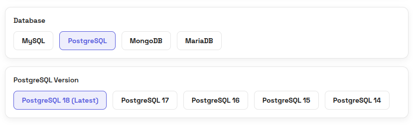 laravel-database-options