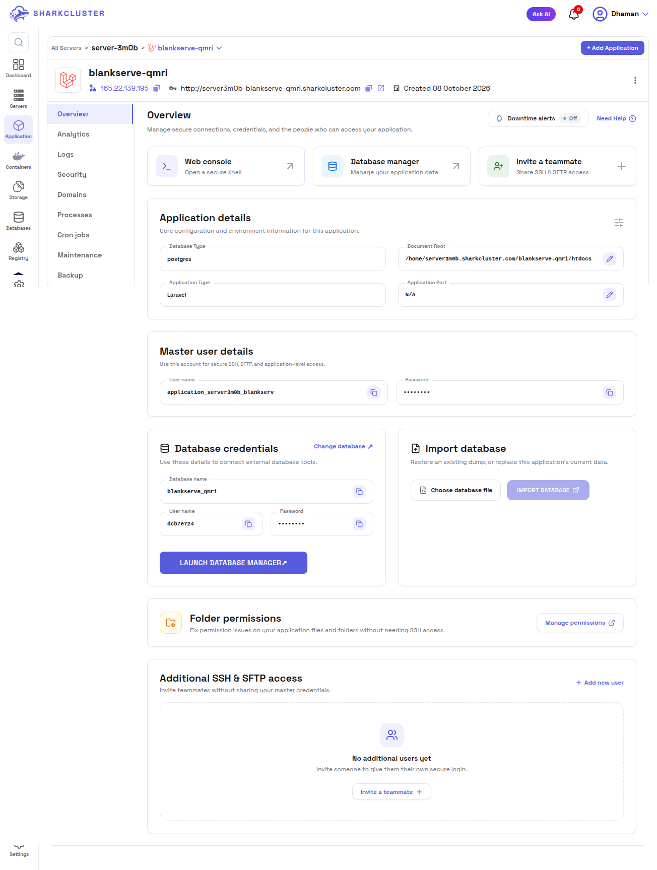 laravel-application-details