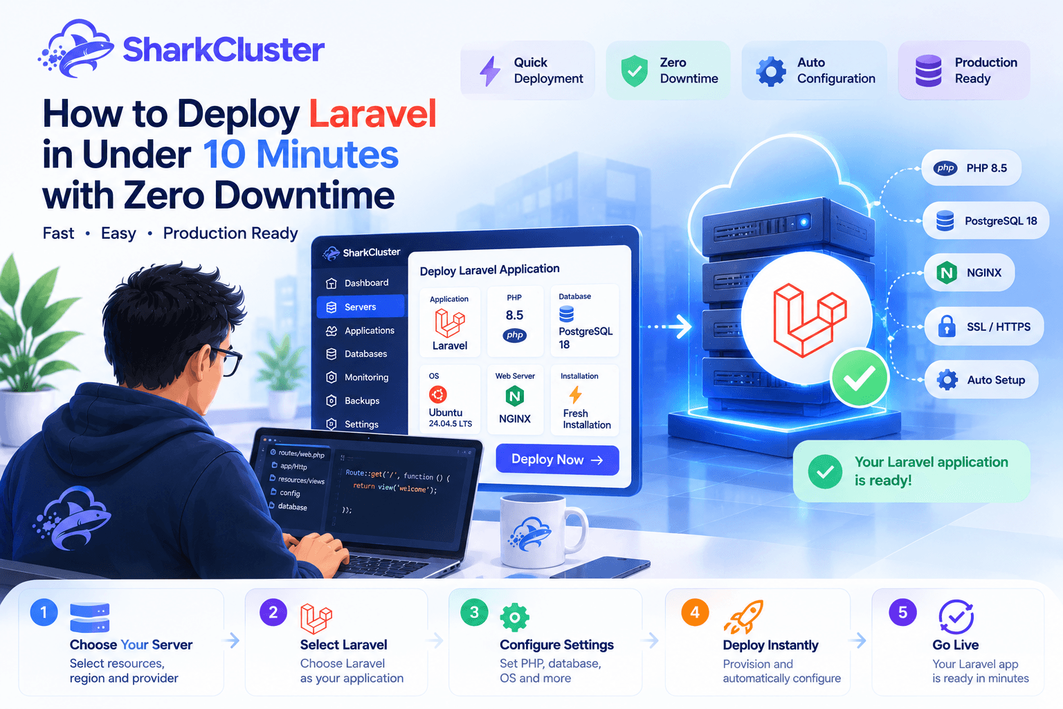 how-to-deploy-laravel-in-under-10-minutes-with-zero-downtime
