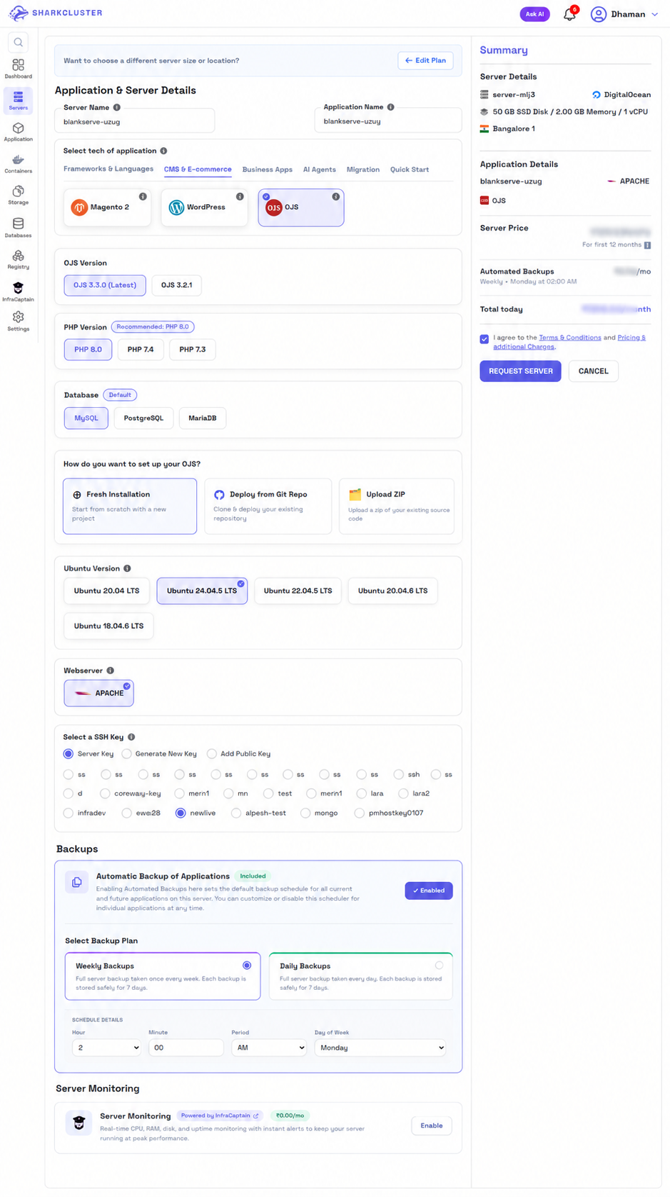 ojs-create-server-step2